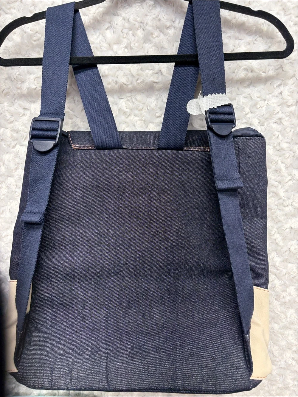 Jean Paul Gaultier Parfums denim backpack